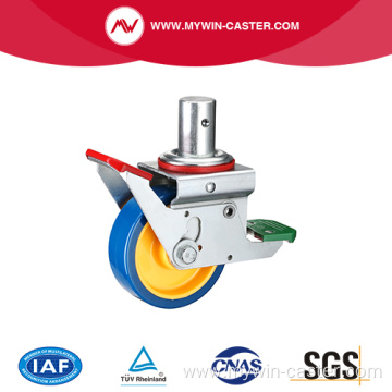 Round Stem PU Scaffolding Caster